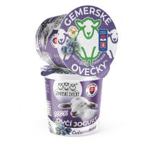 Gemerské ovečky 100% Jogurt ovčí čučoriedkový 150g