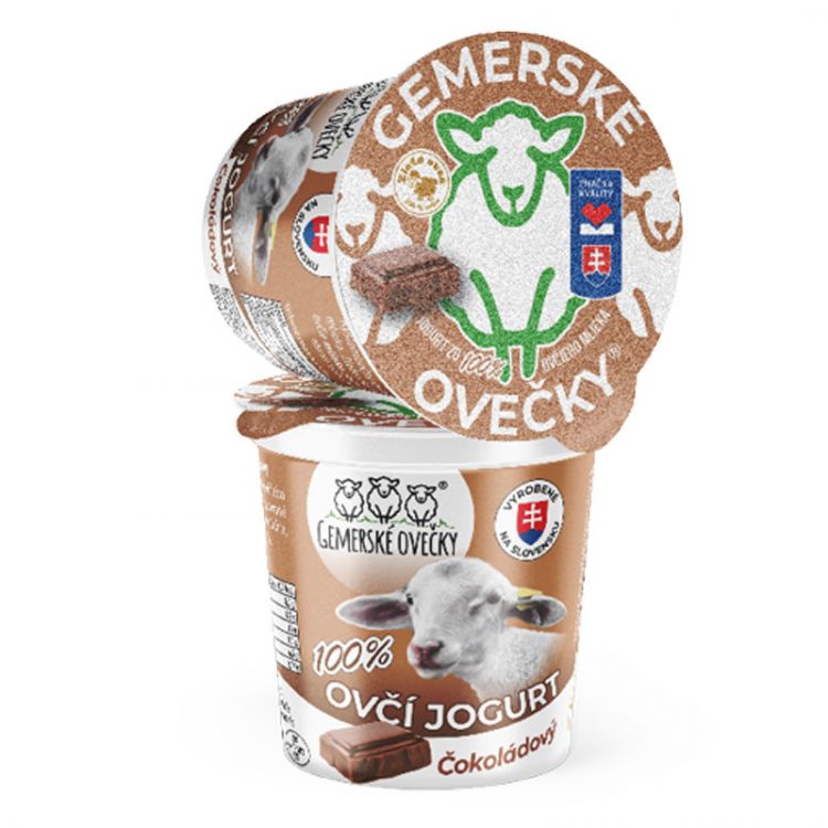 Gemerské ovečky 100% Jogurt ovčí čokoládový 150g