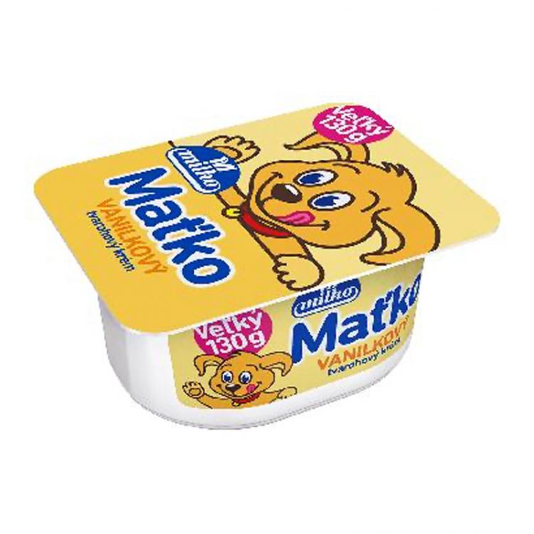 Milko Maťko tvarohový krém vanilka 130g