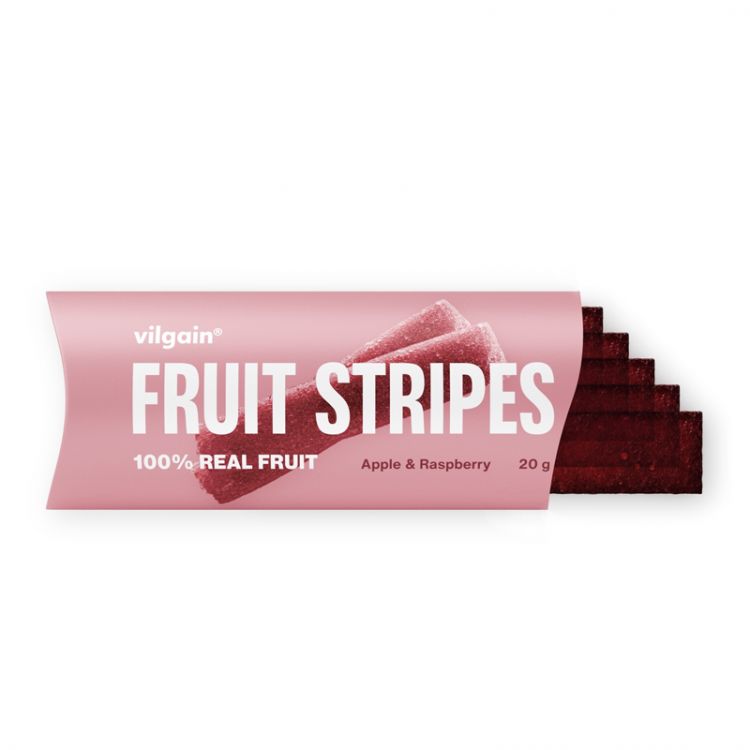 Vilgain Fruit Stripes Jablko a jahoda 20 g