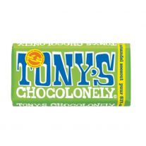 Tony's Chocolonely Horká čokoláda s mandľami a morskou soľou 180g