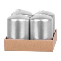 Sviečka  strieborná 60/40 4ks