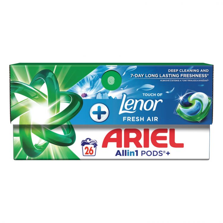 ARIEL Gelové tablety Fresh Air 26 ks