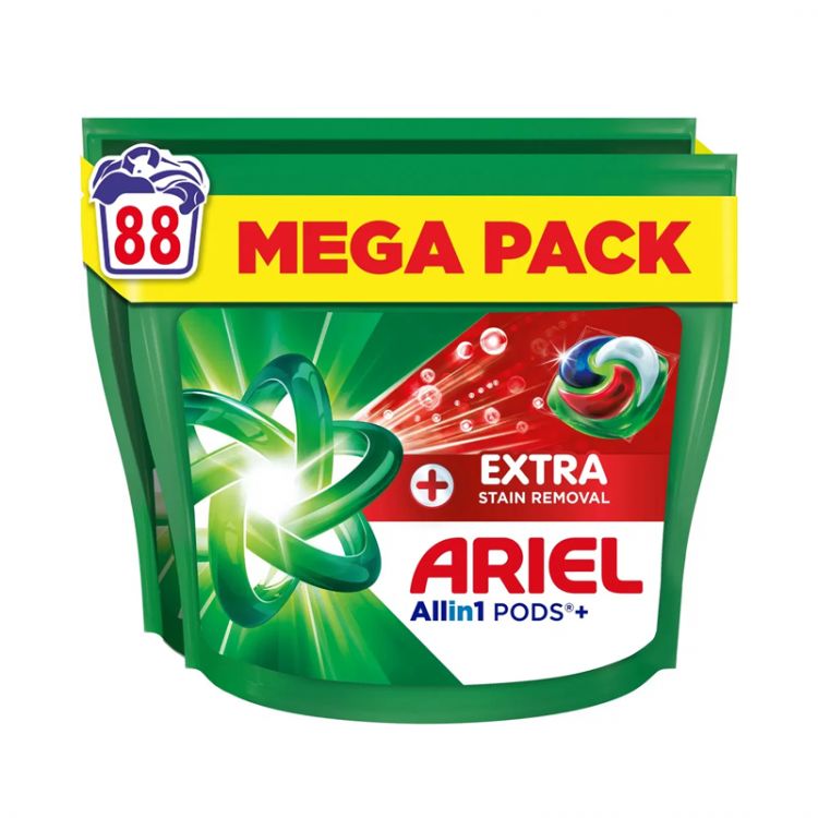 ARIEL Gelové tablety Extra Clean 88 ks