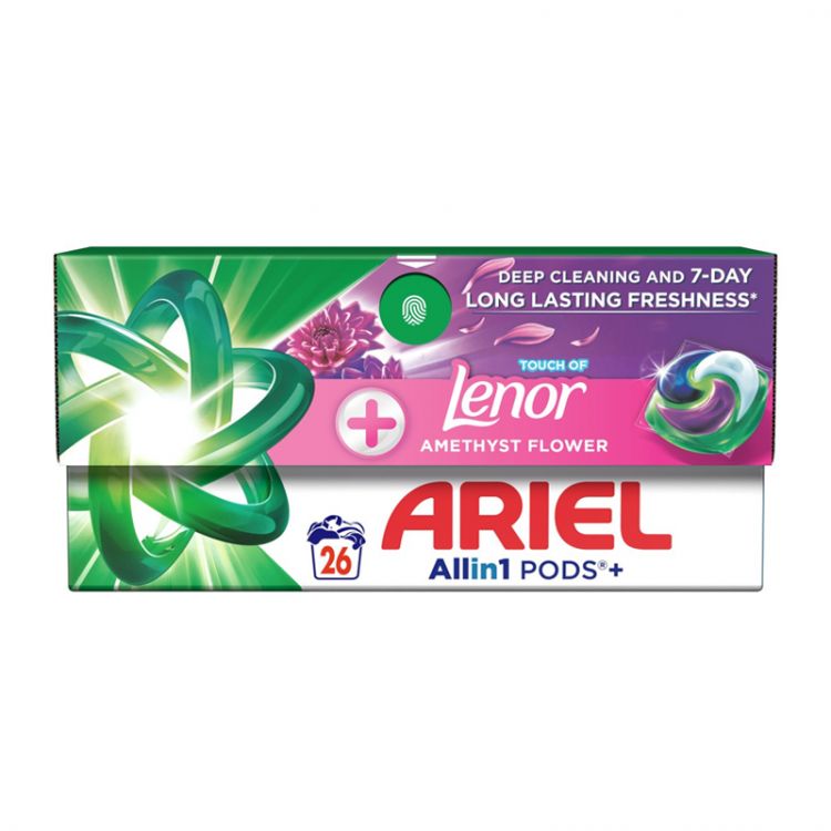 ARIEL Gelové tablety Amethyst 26 ks
