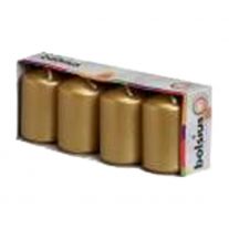 Sviečka zlatá 60/40 4ks