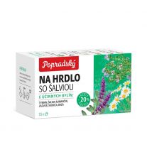 Popradský Čaj bylinný na hrdlo so šalviou 22,5 g