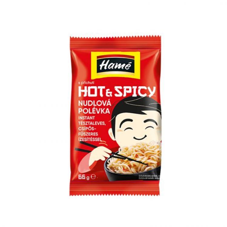 Hamé Rezancová polievka s arómou hot&spicy  66g