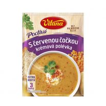 Vitana Krémová polievka s červenou šošovicou 134g