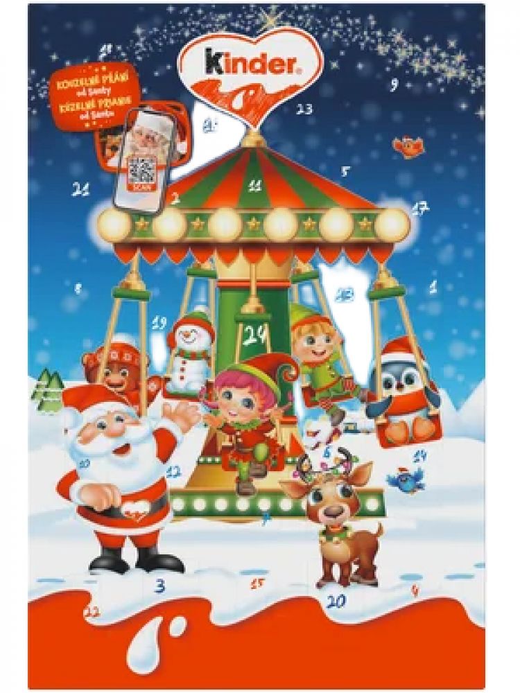 Kinder Mix Adventný kalendár 151g