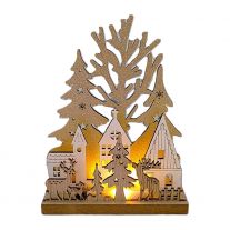 Dekorácia na stôl, LED, 16 cm