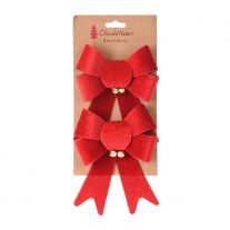 Mašle so zvončekmi, 17 cm, sada 2 ks