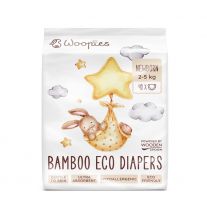 Wooden Spoon Woopies detské hypoallergenic EKO plienky NEWBORN (2-5kg) 40ks