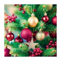 Obrúsky z hodvábneho papiera TaT 33x33cm Decore Christmas Tree 20 ks