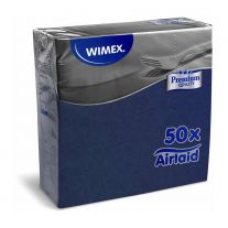 Obrúsky Premium  40 x 40 cm dekor R tmavo modré 50 ks