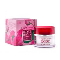 Rose of Bulgaria Nočný pleťový krém z ružovej vody 50 ml