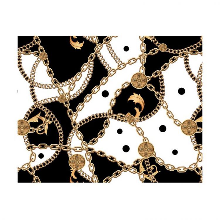 Luxuxný darčekový baliaci papier FLORENTIA 70x100 cm - zlatá reťaz