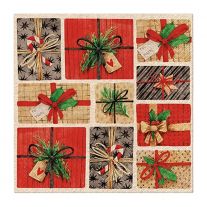 Obrúsky z hodvábneho papiera PAW L 33x33cm We Care Composition With Gifts 20 ks