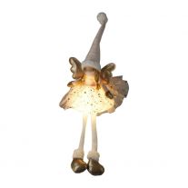 Dievčatko - Anjelik s LED svetlom 60 cm, ružové