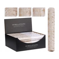 Organza látková 30x500 cm - vzor hviedy, bobule, snehové vločky, zlatá šampaň farba