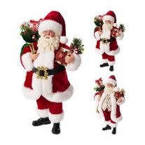Postava Mikuláš s darčekmi  vysoký  38 cm