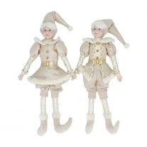 Škriatok - závesná látková dekorácia 44 cm (2 varianty)