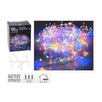 Svetelná reťaz 100 mikro LED - farebná, dĺžka 1 m