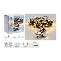 Svetelná reťaz 480 LED biela teplá, dĺžka 4,8 m, vonk. použitie