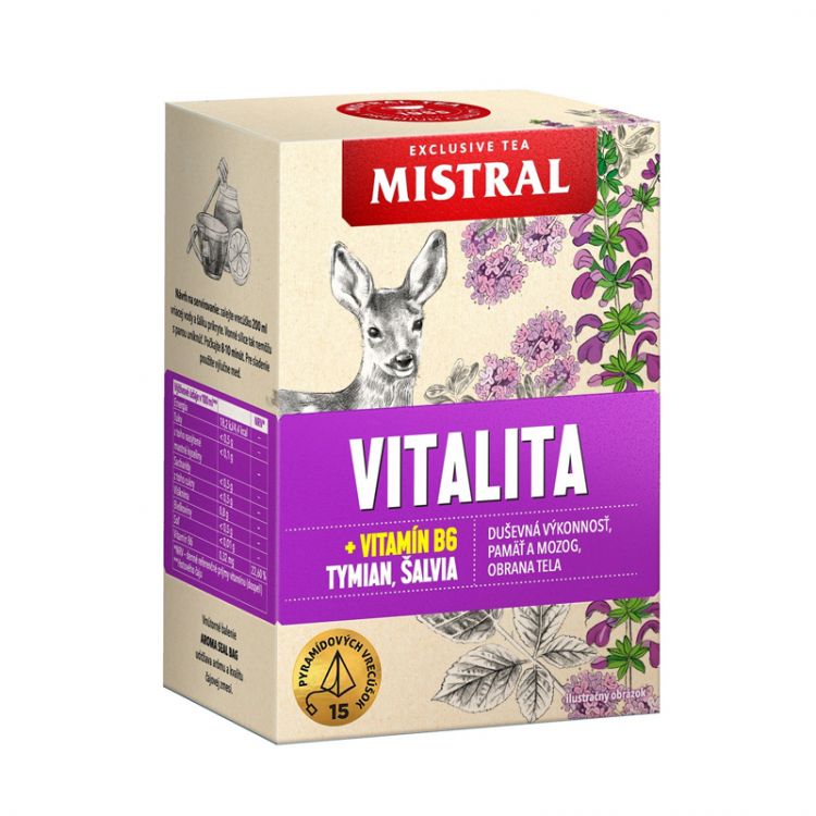 MISTRAL Vitalita funkčný čaj 30 g