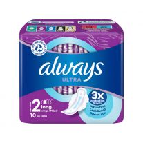 Always Hygieniské vložky 10 ks Ultra Day Long Size 2