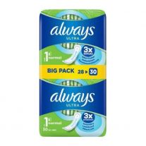 Always Hygieniské vložky 30 ks Ultra Normal Day Size 1