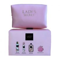Lady's Secret bag Angel shower gel 250 ml+dezodor 75 ml+body mist 250 ml+sponge