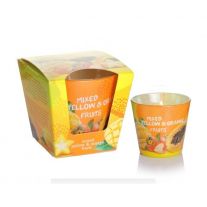 Bartek Vonná sviečka Tropical twist Mixed yellow and orange Fruits 115 g