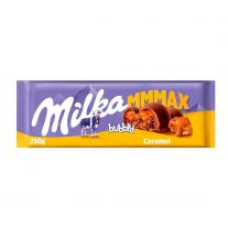 Milka Mmmax Bubbly tabuľková čokoláda caramel/ karamel 250 g