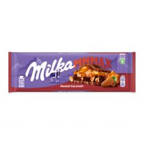 Milka Mmmax tabuľková čokoláda almond caramel/ mandle a karamel 300 g