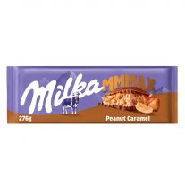 Milka Mmmax tabuľková čokoláda peanut caramel/ arašidy a karamel 276 g