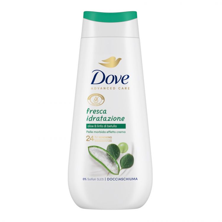 Dove shower gel 225 ml Hydrating Care Aloe&Birch/Aloe&Betulla