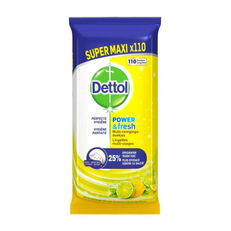 Dettol wipes 110 pcs Citrus