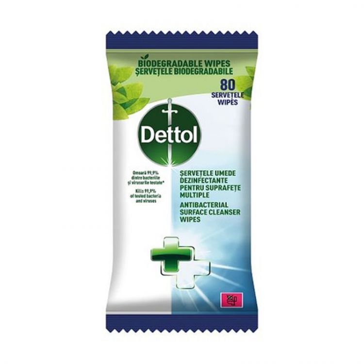 Dettol wipes 80 pcs Multi-purpose/Antibacterial