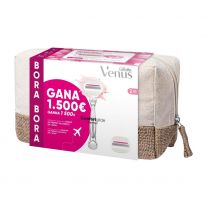 Gillette Darčeková sada wash bag women Venus ComfortGlide Sugarberry strojček+2 ks žiletky