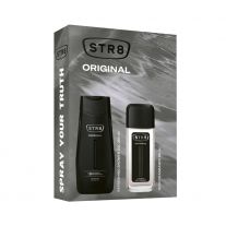 STR8 gift set Original Natural spray 85 ml+ shower gel 250 ml