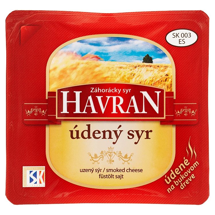 Havran Záhorácky syr údené plátky 100 g