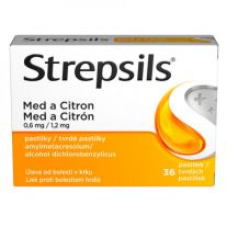 STREPSILS Med a citrón 36 pastiliek