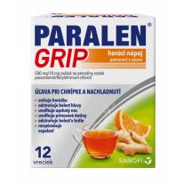 PARALEN Grip horúci nápoj pomaranč a zázvor 12 vrecúšok