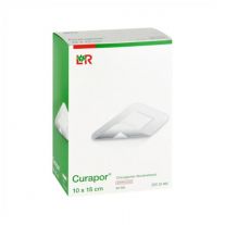 CURAPOR Krytie na rany s vankúšikom chirurgické samolepiace sterilné 10 x 15 cm 1 ks
