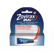ZOVIRAX Duo krém pri liečbe oparov 2 g