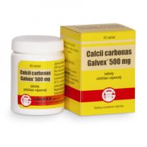 GALVEX Calcii carbonas 500 mg 50 tabliet