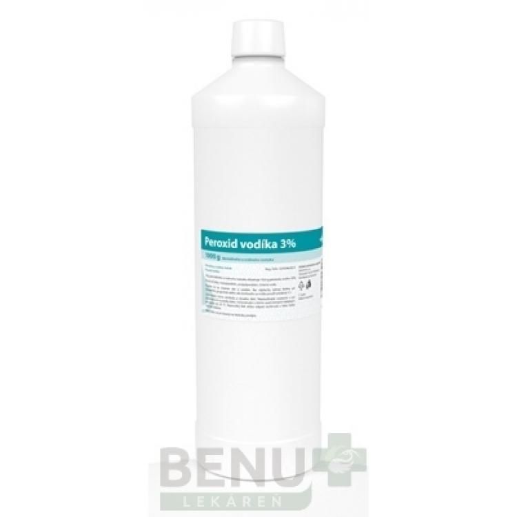 Peroxid vodíka 3 % sol 1000g