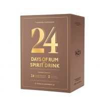 Rumový kalendár – 24 Days of Rum (2025), 41 %, 0.48l GIFT + 2 poháre