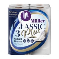 Müller Toaletný papier Classic 3vrs./8rol